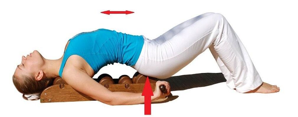 Масажор за лечение на гръбначна остеохондроза